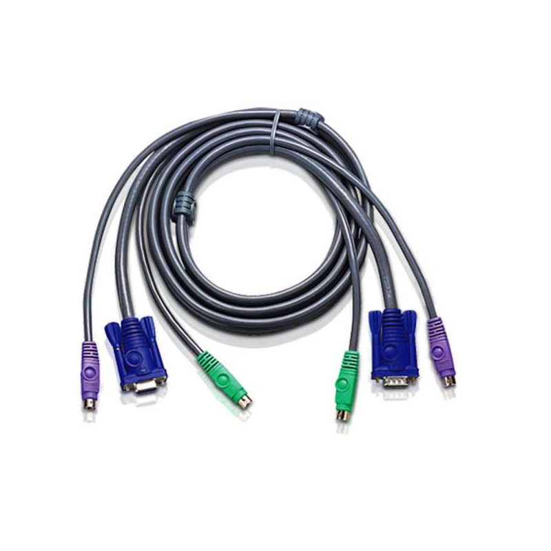 Aten 2L-5002P/C - PS/2 Slim KVM Cable 1.8m