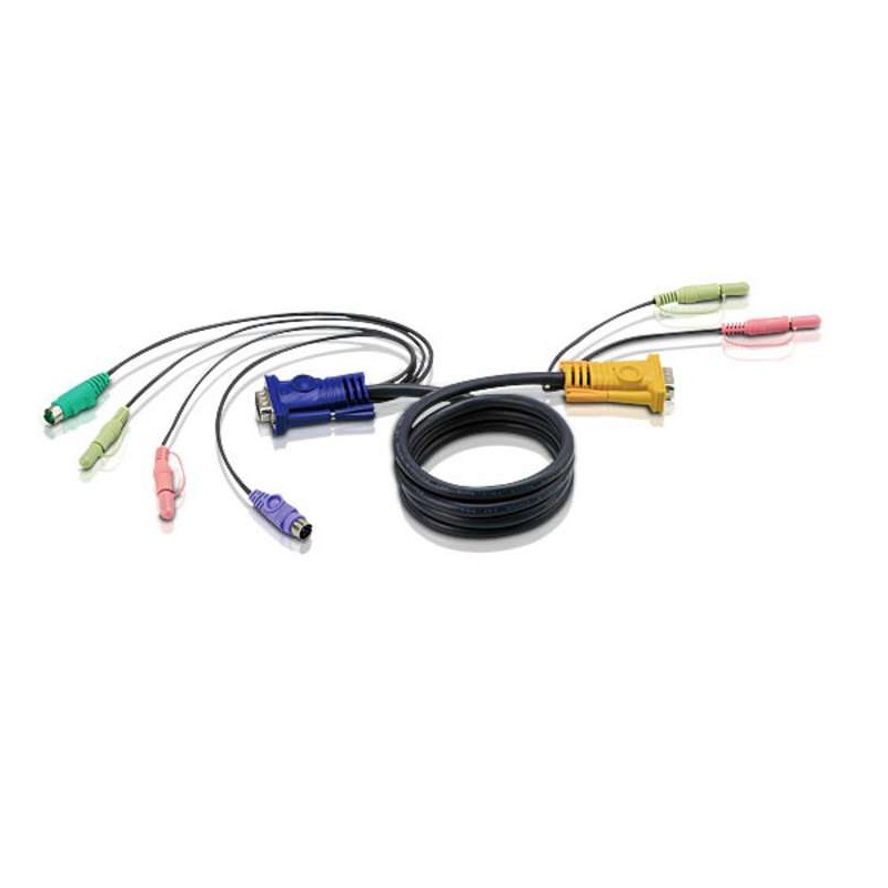 Aten 2L-5301P - Audio / PS/2 KVM Cable 1.2m