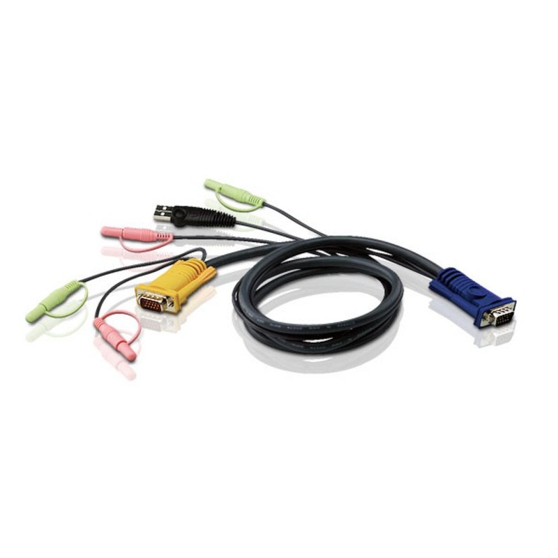 Aten 2L-5301U - USB KVM Cable 1.2m with 3 in 1 SPHD and Audio