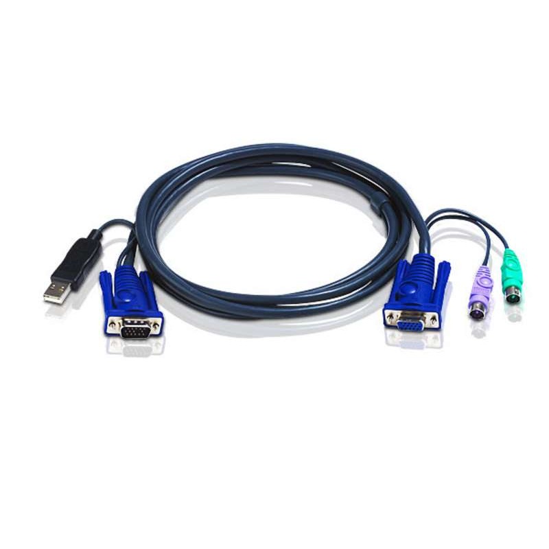 Aten 2L-5502UP - PS/2 USB KVM Cable 1.8m