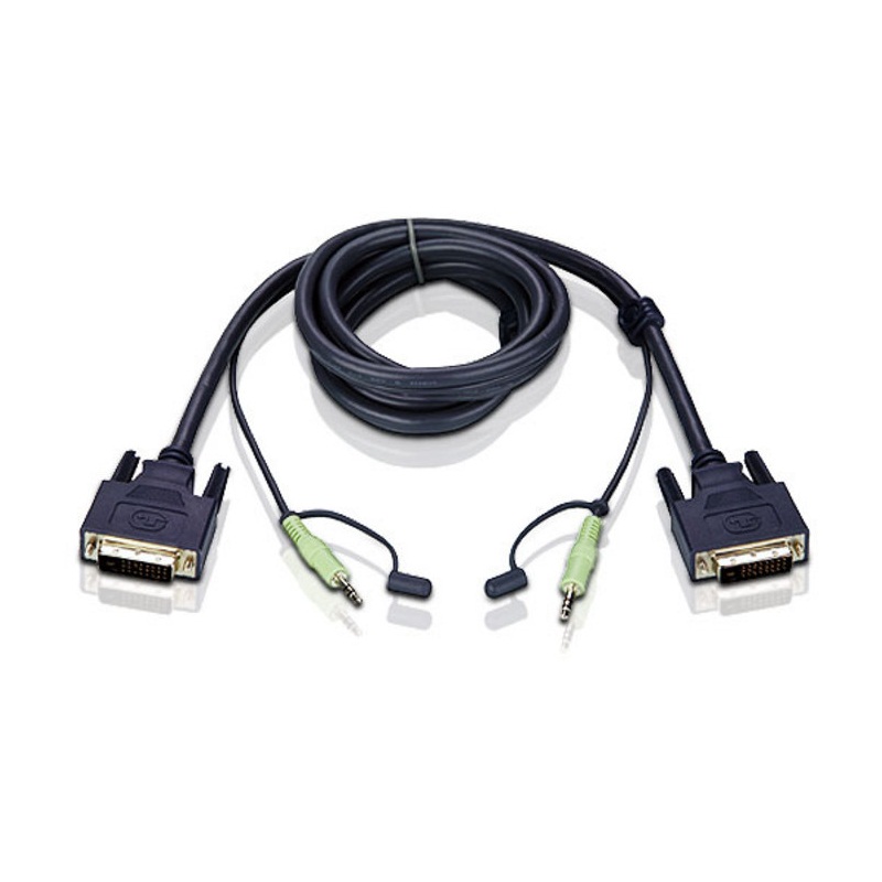 Aten 2L-7D02V 1.8M DVI-D Single-Link KVM Cable