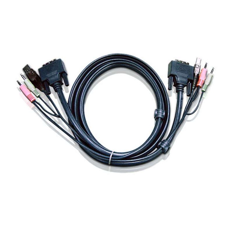 Aten 2L-7D05U - USB DVI-D Single Link KVM Cable 5m