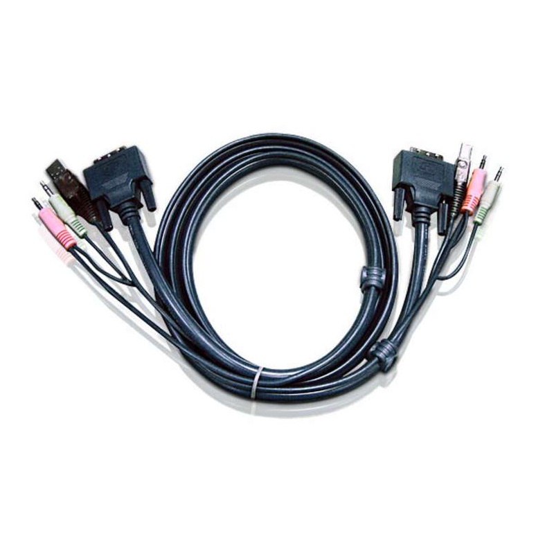 Aten 2L-7D05UD - USB DVI-D Dual Link KVM Cable 5m