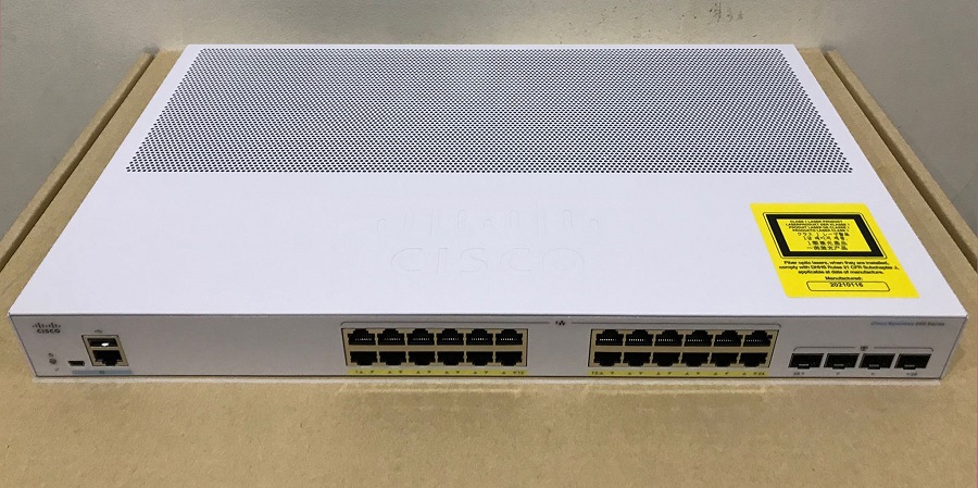 Cisco CBS250 Smart 24-port GE, Full PoE, 4x1G SFP - CBS250-24FP-4G-EU