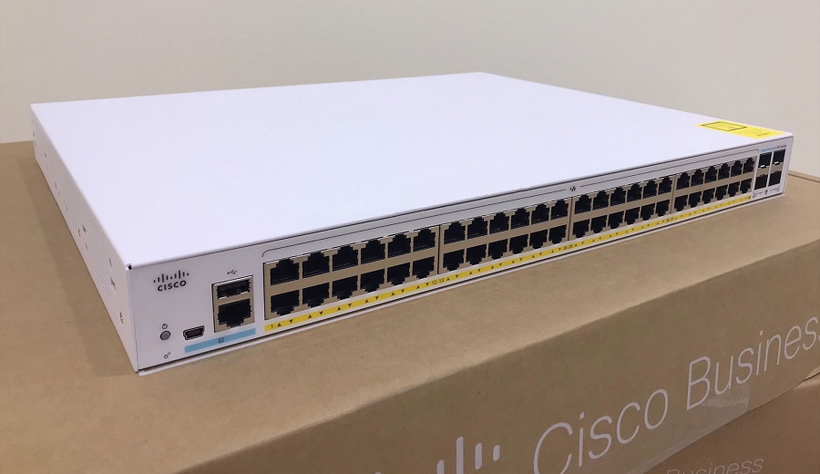 Cisco CBS250 Smart 48-port GE, Partial PoE, 4x1G SFP - CBS250-48PP-4G-EU