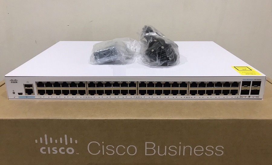 Cisco CBS250 Smart 48-port GE, 4x10G SFP+ - CBS250-48T-4X-EU