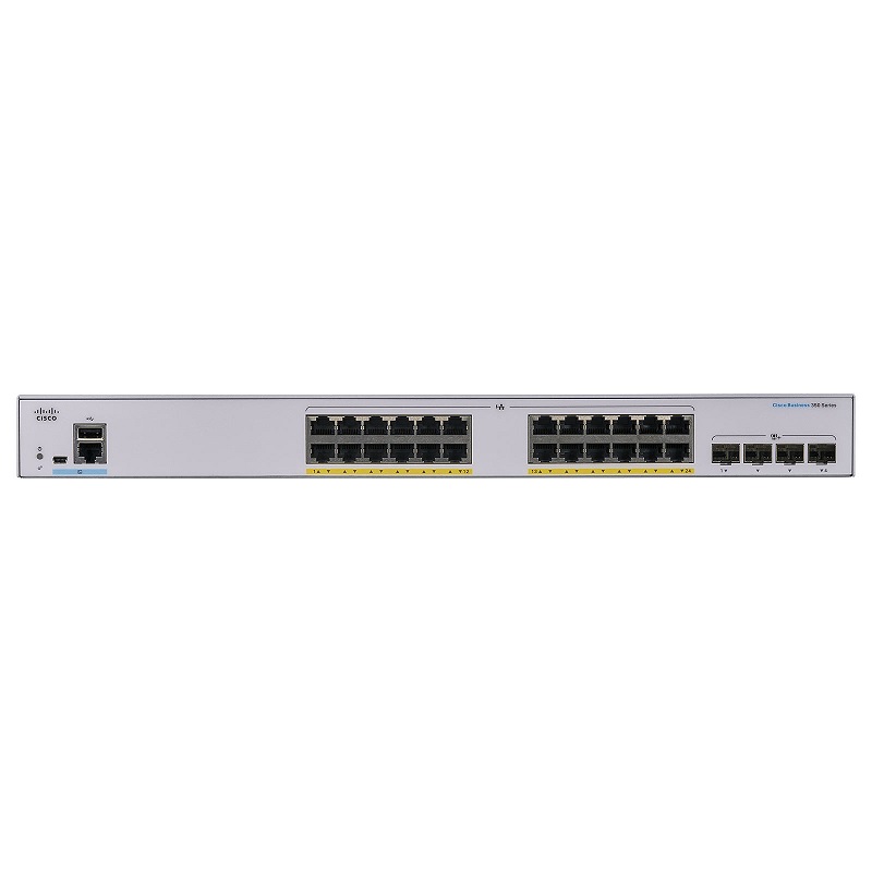 Cisco CBS350 Managed 24-port GE, Full PoE, 4x1G SFP - CBS350-24FP-4G-EU