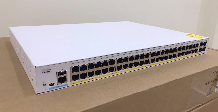 Cisco CBS350 Managed 48-port GE, Full PoE, 4x1G SFP - CBS350-48FP-4G-EU