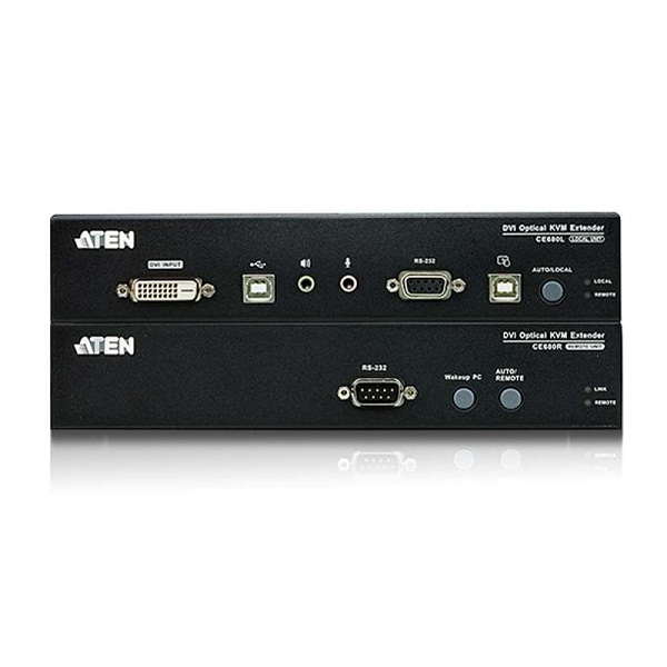 Aten CE680 - DVI Optical KVM Extender Over Cat5