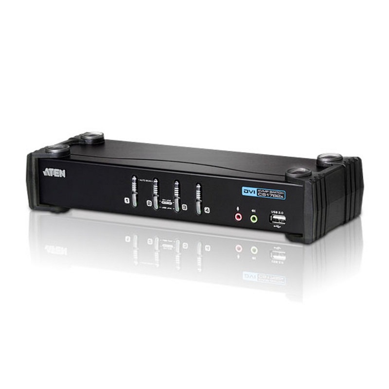Aten CS1764A 4-Port USB DVI/Audio KVMP™ Switch