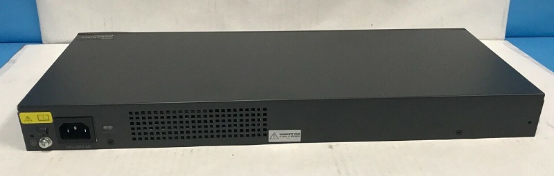 Mặt sau của HPE OfficeConnect 1420-24G-R Switch - Rack 19" JG708B