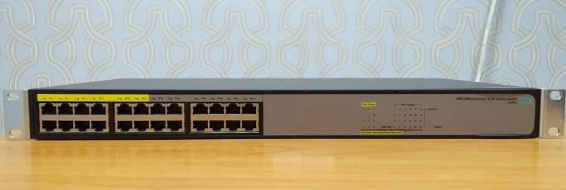 Thiết bị mạng HPE OfficeConnect 1420 24G PoE+ (124W) Switch - JH019A
