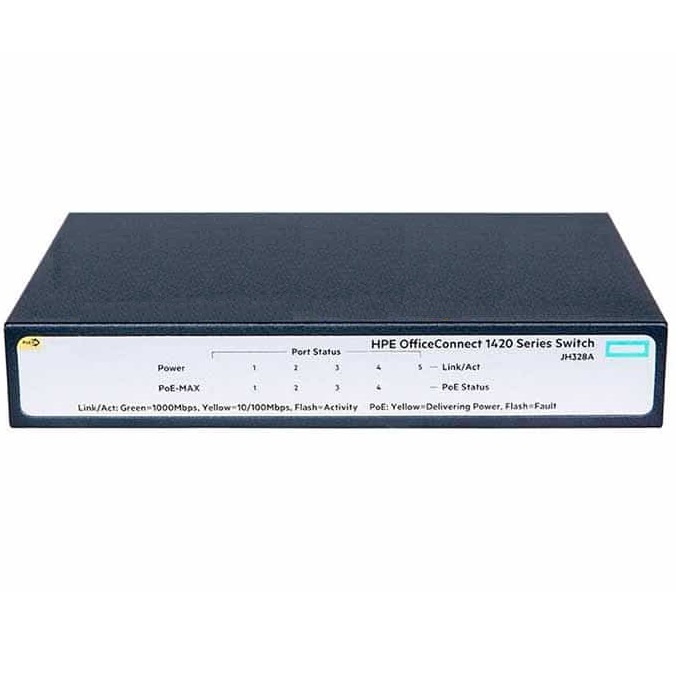 Thiết bị mạng HPE OfficeConnect 1420 5G POE+ (32W) Switch - JH328A