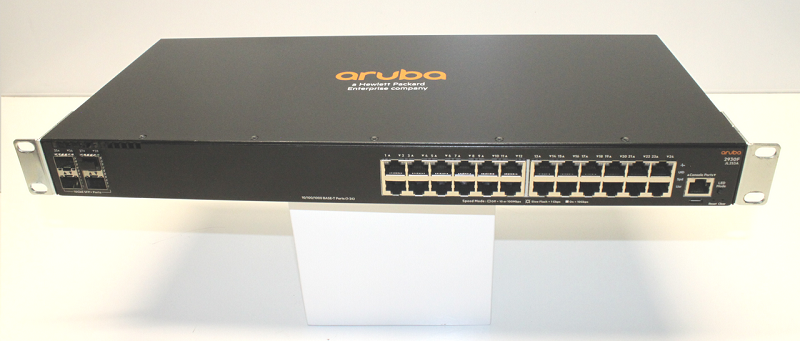 Mặt trước của thiết bị mạng HP Aruba 2930F 24G 4SFP+ Switch - JL253A