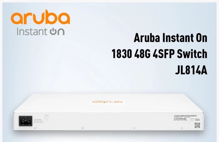 Mặt sau của Aruba Instant On 1830 48G 4SFP Switch - JL814A