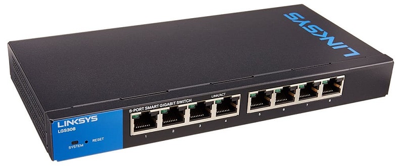 Thiết bị chia mạng Linksys LGS308 -Smart Gigabit Switch