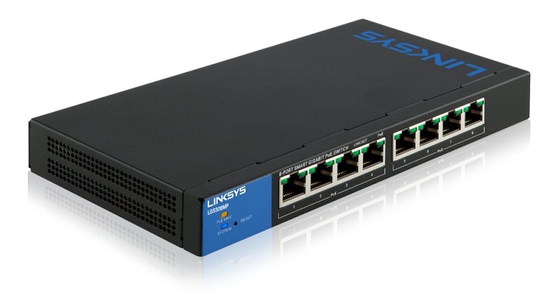 Thiết Bị Mạng Switch Linksys LGS308MP 8-Port Smart PoE+