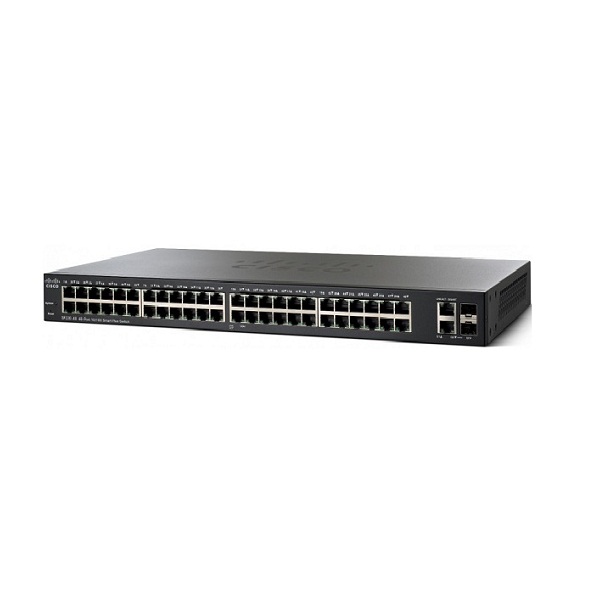 Cisco 48-port 10/100 Mbps + 2-port combo mini-GBIT Smart Switch - SF220-48-K9