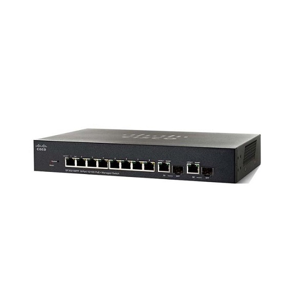 Cisco 8 ports 10/100 PoE Managed Switch SF352-08P-K9