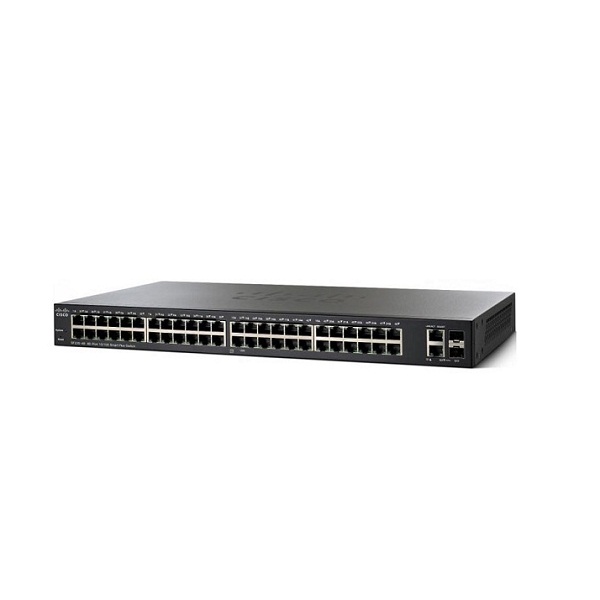 Cisco 48-port Gigabit + 2-port combo mini-GBIT Smart Switch - SG220-50-K9 