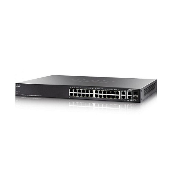 Cisco 28-Port Gigabit Managed Switch - SG350-28-K9-G5