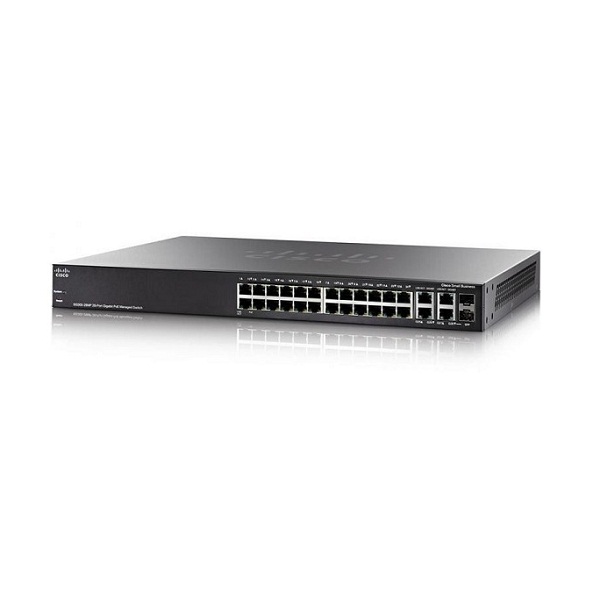 Cisco 28-Port Gigabit PoE Managed Switch SG350-28MP-K9
