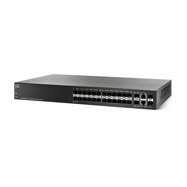 Cisco 28-Port Gigabit Managed SFP Switch SG350-28SFP-K9