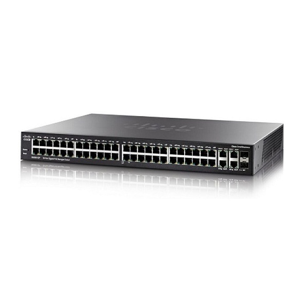 Cisco 52-Port Gigabit Max-PoE Managed Switch SG350-52MP-K9