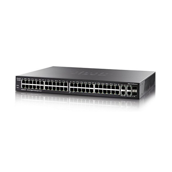 Cisco 52-Port Gigabit PoE Managed Switch SG350-52P-K9