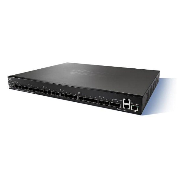 Cisco 24-port Gigabit (16-port PoE+/60W) Stackable Managed Switch - SG350X-24P-K9