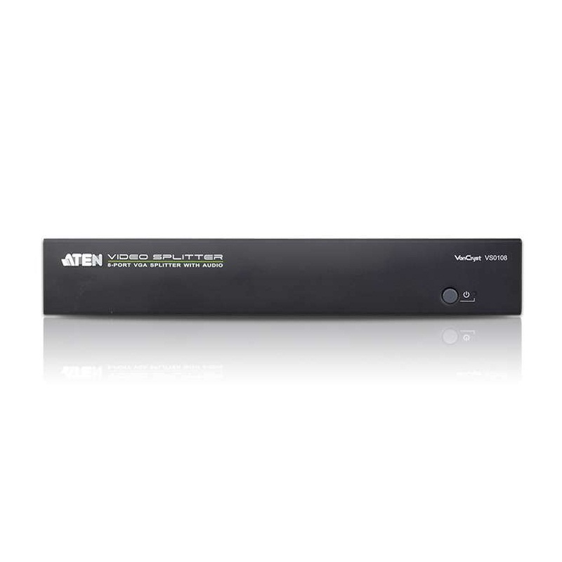 Aten VS0108 - 8 Port VGA Splitter with Audio