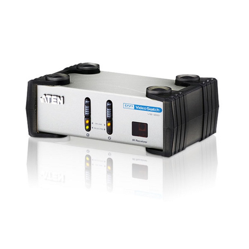 Aten VS261 - 2 Port DVI/Audio Switch 1080p