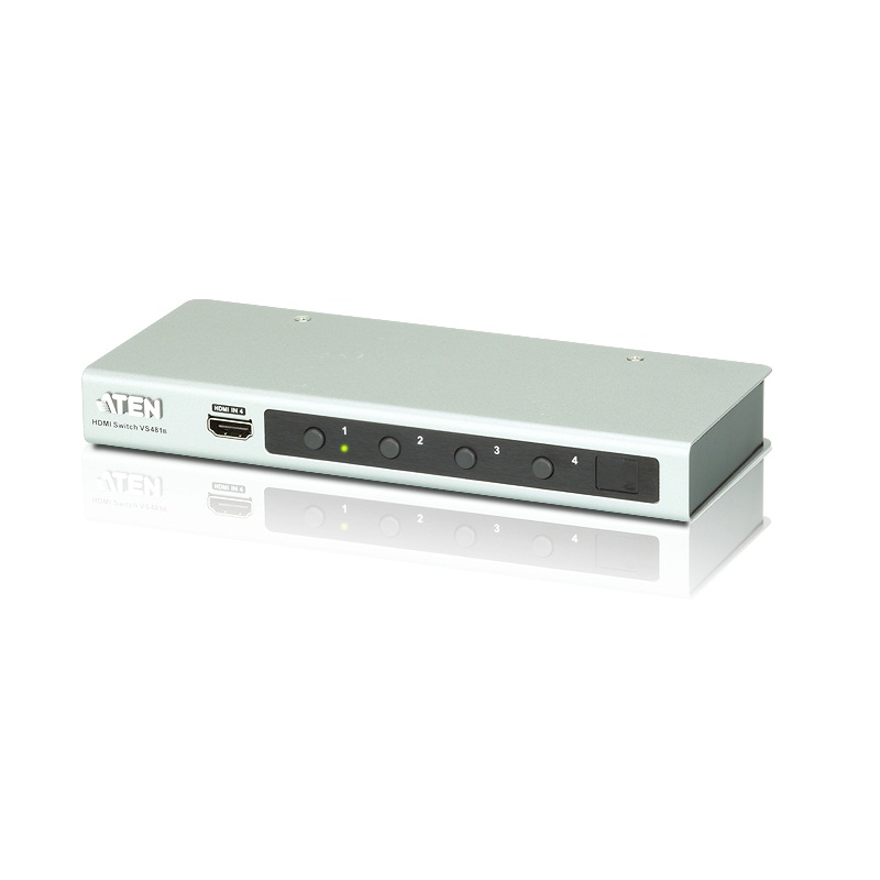 Aten VS481B - 4 Port 4K HDMI RS-232 Switch