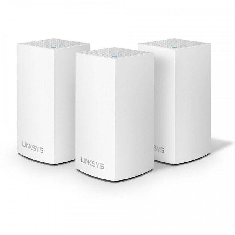 Linksys Velop Intelligent Mesh WiFi System, Dual-Band, 3-Pack (AC3900) WHW0103