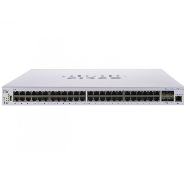 Cisco CBS350 Managed 48-port GE, PoE, 4x1G SFP - CBS350-48P-4G-EU