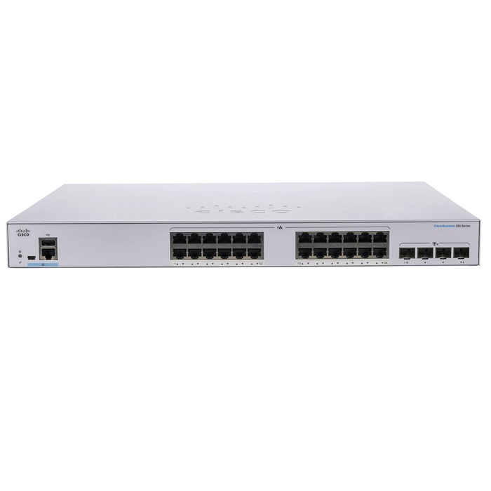 Cisco CBS250 Smart 24-port GE, 4x1G SFP - CBS250-24T-4G-EU