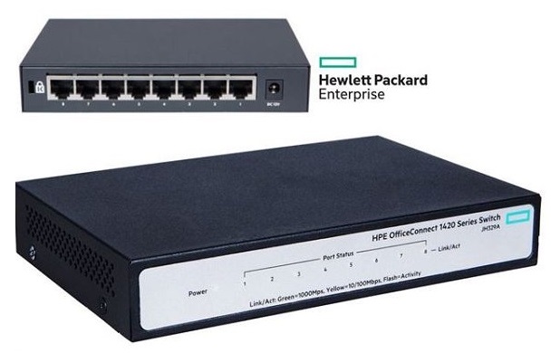 Thiết Bị Mạng Switch HPE 8G 8Port OfficeConnect 1420 - JH329A