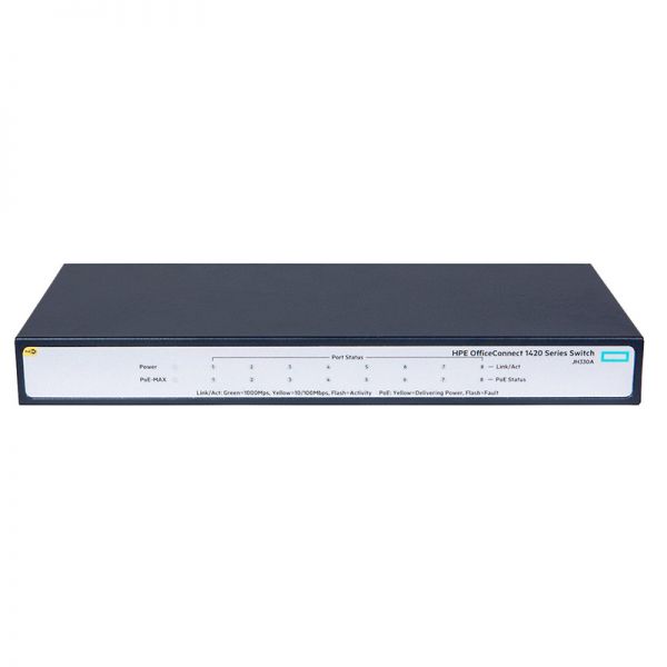 Thiết bị mạng HPE OfficeConnect 1420 8G PoE+ (64W) Switch - JH330A