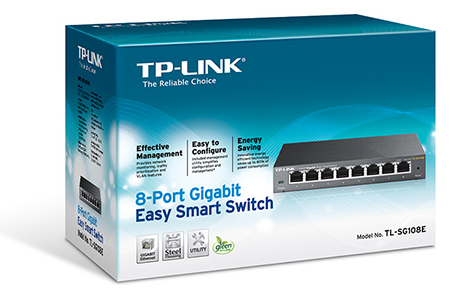 Hộp sản phẩm Easy Smart Switch TL-SG108E