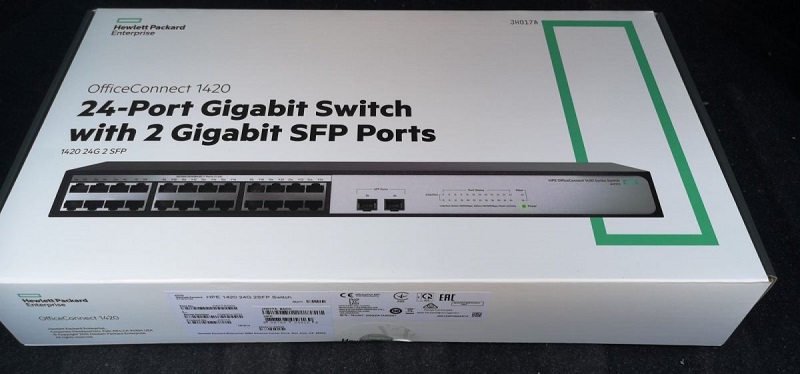 Hình ảnh hộp đựng Thiết bị mạng HP V1420-24G-2SFP Switch JH017A