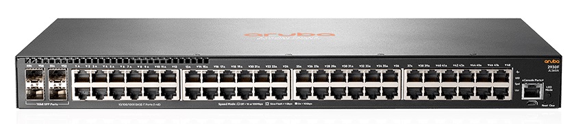 Mặt trước của Thiết bị mạng HP Aruba 2930F 48G 4SFP Switch - JL260A