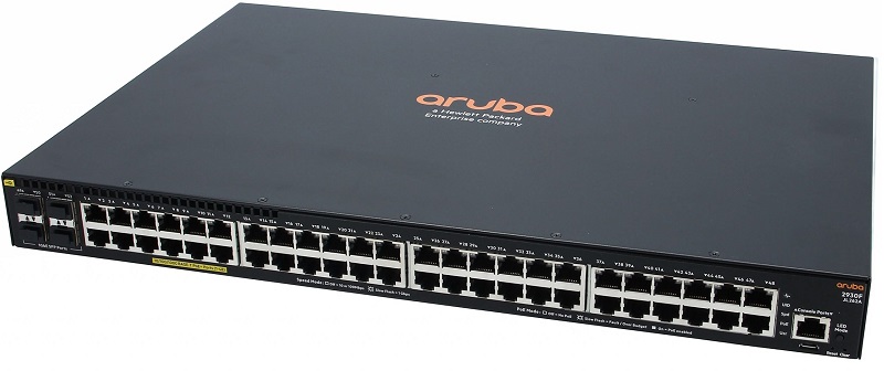 Mặt nghiêng của Thiết bị mạng HP Aruba 2930F 48G 4SFP Switch - JL260A
