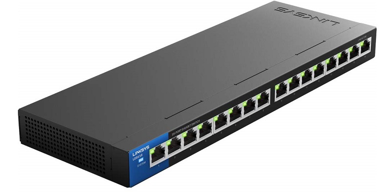 Thiết Bị Mạng Switch Linksys 16 Port Desktop Business Gigabit - LGS116