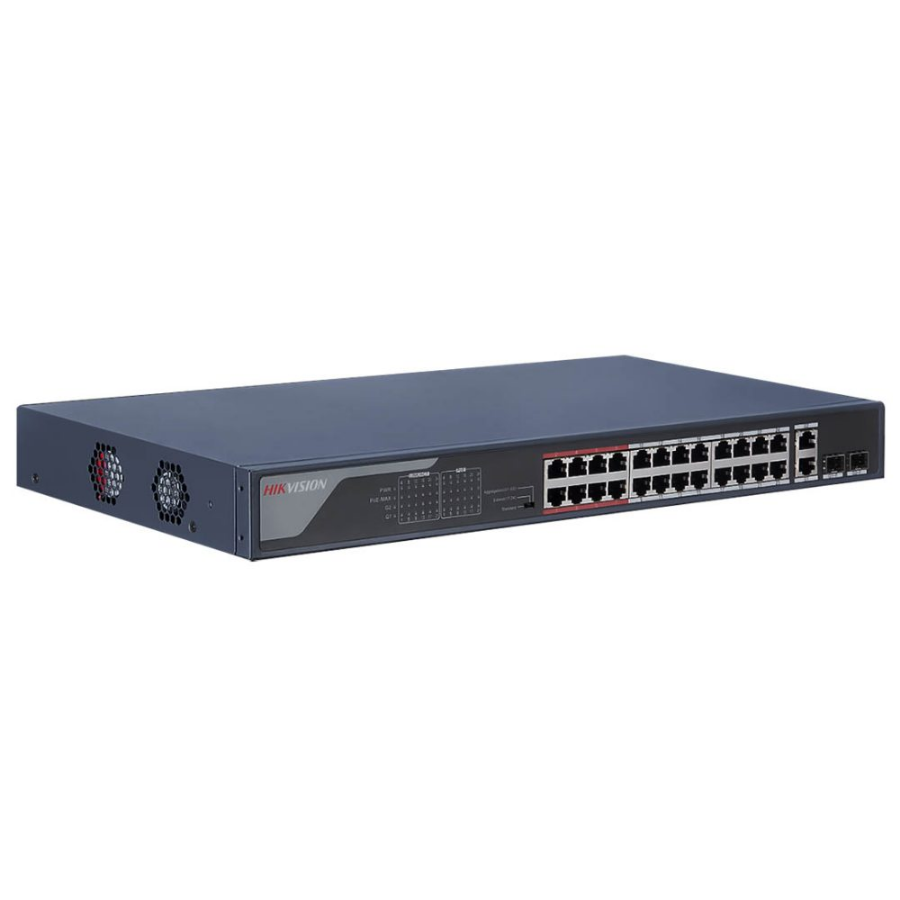 Switch mạng PoE DS-3E0326P-E 26 cổng HIKVISION