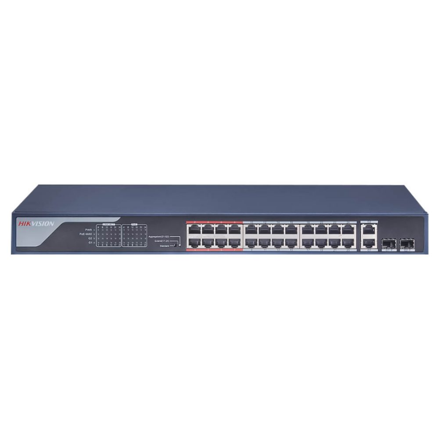 Switch mạng PoE DS-3E0326P-E 26 cổng HIKVISION