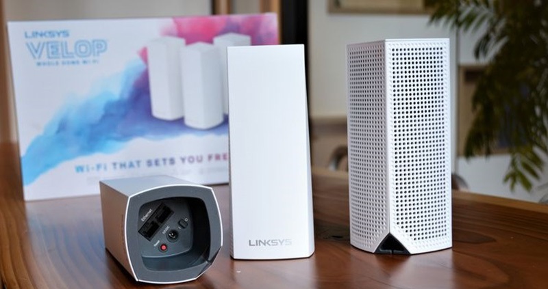 Thiết Bị Mạng Linksys Velop Intelligent Mesh WiFi System, Dual-Band, 1-Pack (AC1300) WHW0101