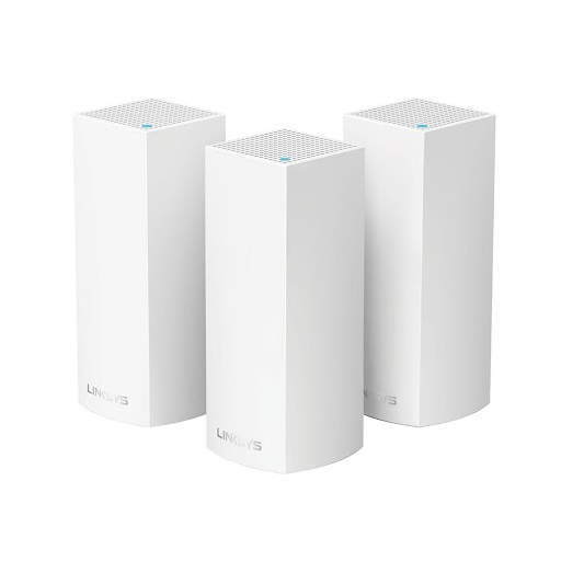 Linksys Velop Intelligent Mesh WiFi System, Tri-Band, 3-Pack (AC6600) WHW0303
